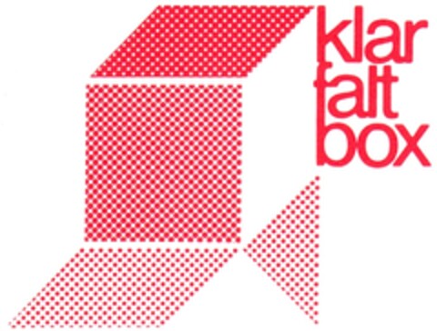 klar falt box Logo (DPMA, 15.11.1985)