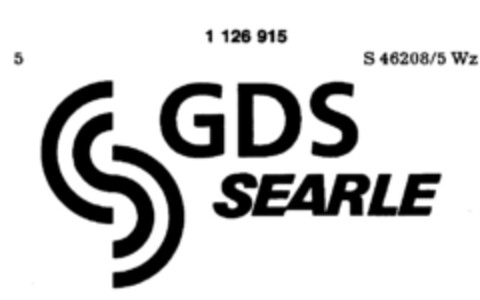 GDS SEARLE Logo (DPMA, 02/17/1988)