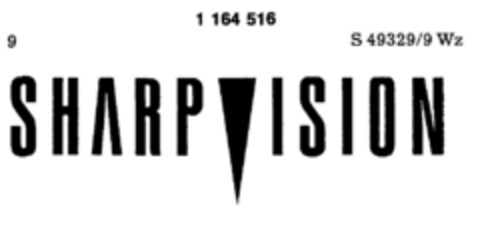 SHARPVISION Logo (DPMA, 11/02/1989)