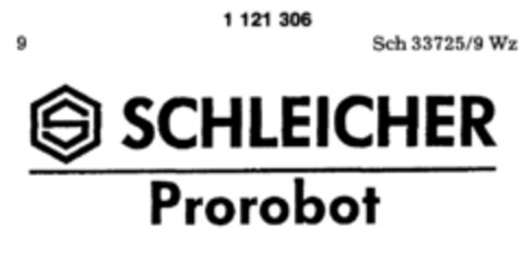 SCHLEICHER Prorobot Logo (DPMA, 02.10.1987)