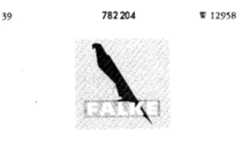 FALKE Logo (DPMA, 31.07.1961)