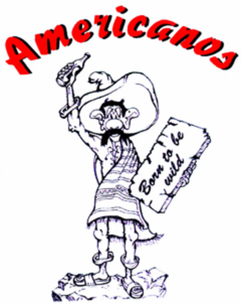 Americanos Born to be wild Logo (DPMA, 15.03.2000)