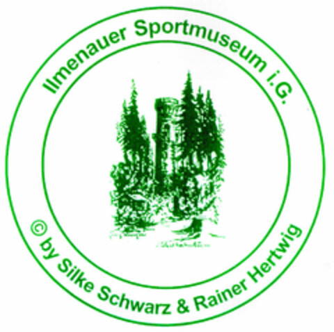 Ilmenauer Sportmuseum i. G. Logo (DPMA, 01/13/2001)