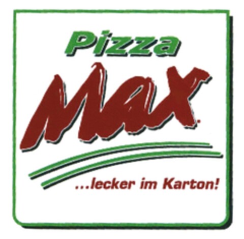 Pizza Max ...lecker im Karton! Logo (DPMA, 28.04.2015)