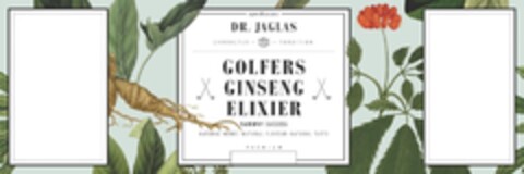 apothecary DR. JAGLAS CHARACTER TRADITION GOLFERS GINSENG ELIXIER FAIRWAY SUCCESS NATURAL HERBS - NATURAL FLAVOUR - NATURAL TASTE PREMIUM Logo (DPMA, 08/12/2015)
