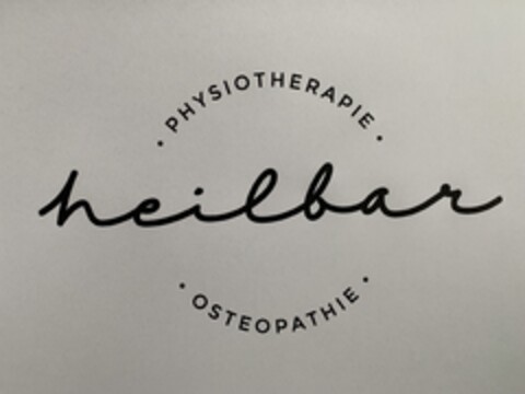 heilbar · PHYSIOTHERAPIE · · OSTEOPATHIE · Logo (DPMA, 06/14/2020)