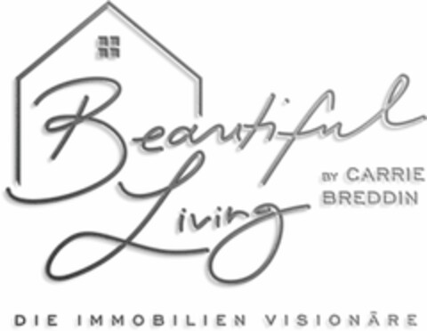Beautiful Living BY CARRIE BREDDIN DIE IMMOBILIEN VISIONÄRE Logo (DPMA, 09.11.2022)