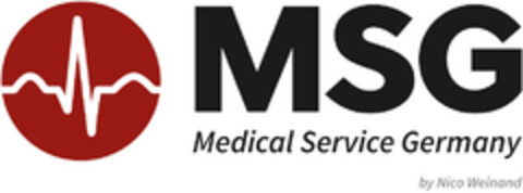 MSG Medical Service Germany by Nico Weinand Logo (DPMA, 18.02.2025)