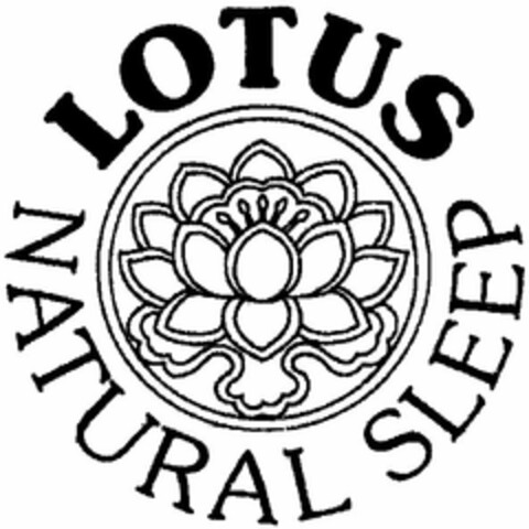 LOTUS NATURAL SLEEP Logo (DPMA, 12/18/2003)