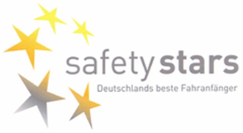 safety stars Deutschlands beste Fahranfänger Logo (DPMA, 22.12.2003)