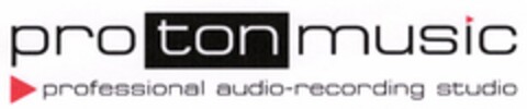 pro ton music professional audio-recording studio Logo (DPMA, 03.03.2005)