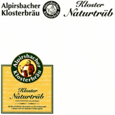 Alpirsbacher Klosterbräu Kloster Naturtrüb Logo (DPMA, 14.03.2007)