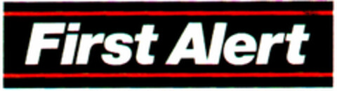 First Alert Logo (DPMA, 08/31/1996)