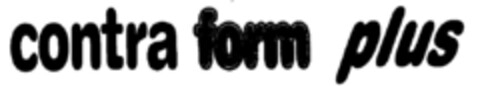 contra form plus Logo (DPMA, 03/11/1998)