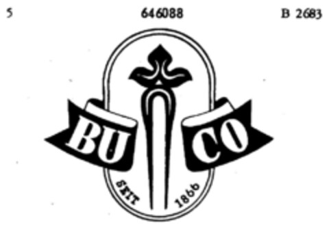 BUCO SEIT 1866 Logo (DPMA, 06.12.1950)