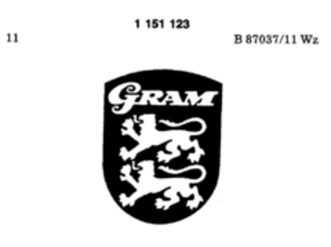 GRAM Logo (DPMA, 04.04.1989)