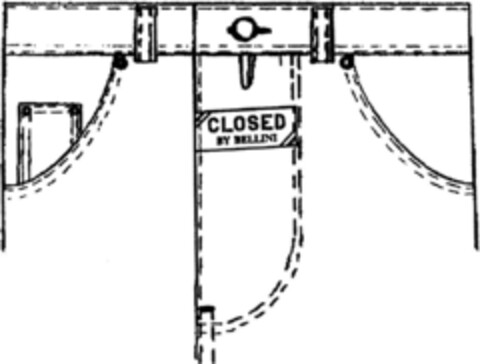 CLOSED BY BELLINI Logo (DPMA, 10/30/1993)