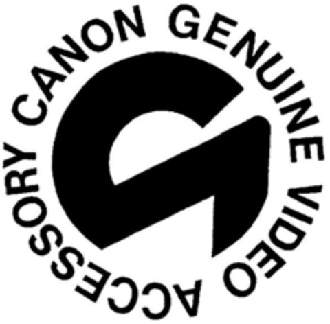 CANON GENUINE VIDEO ACCESSORY Logo (DPMA, 24.04.1992)