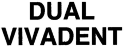 DUAL VIVADENT Logo (DPMA, 21.08.1987)