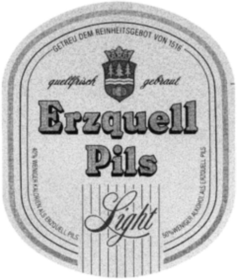 ERZQUELL PILS Logo (DPMA, 19.07.1992)