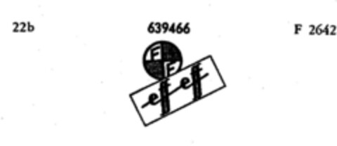 FF effeff Logo (DPMA, 07/25/1952)
