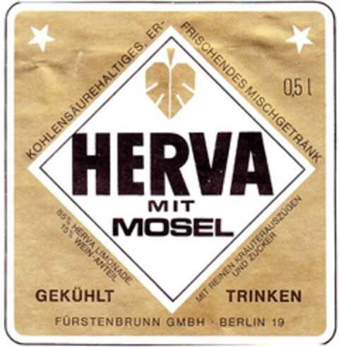 HERVA MIT MOSEL Logo (DPMA, 08/19/1980)