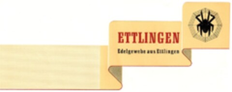 ETTLINGEN Edelgewebe aus Ettlingen Logo (DPMA, 06/17/1953)