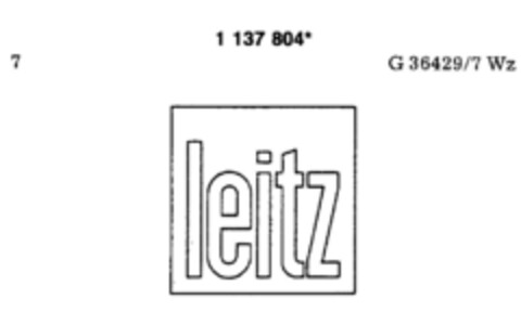leitz Logo (DPMA, 16.02.1989)