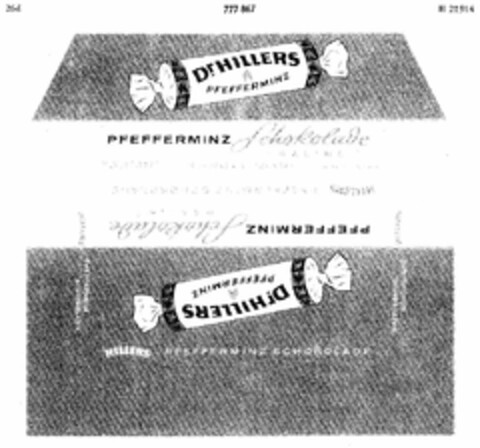 Dr HILLERS PFEFFERMINZ Logo (DPMA, 08/14/1962)