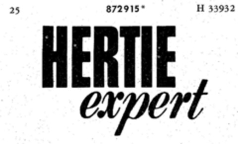 HERTIE expert Logo (DPMA, 31.01.1970)