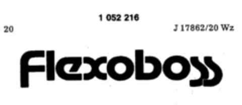 Flexoboss Logo (DPMA, 10/15/1982)