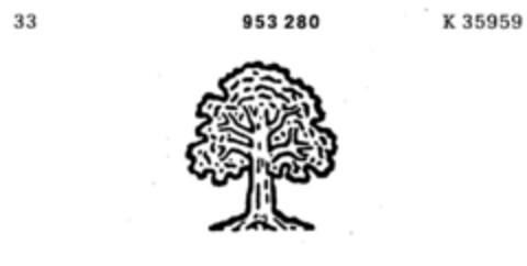 953280 Logo (DPMA, 02.11.1974)