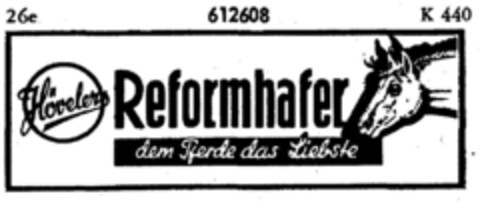 Hövelers Reformhafer Logo (DPMA, 11.01.1950)