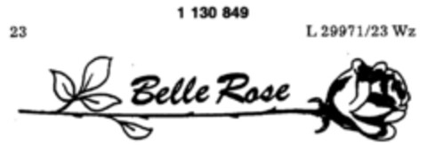 Belle Rose Logo (DPMA, 25.04.1987)
