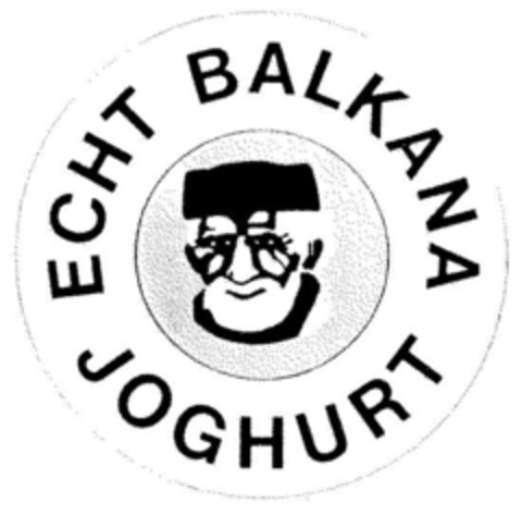 ECHT BALKANA JOGHURT Logo (DPMA, 16.07.1988)