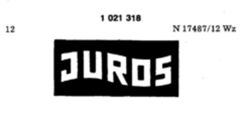 JUROS Logo (DPMA, 11.02.1981)