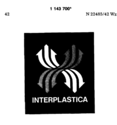 INTERPLASTICA Logo (DPMA, 23.06.1989)