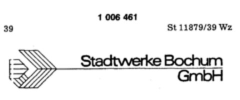 Stadtwerke Bochum GmbH Logo (DPMA, 02.04.1979)