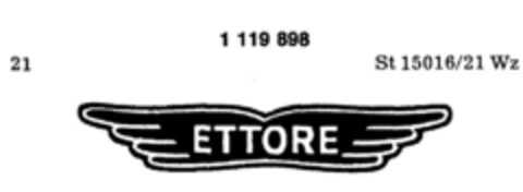 ETTORE Logo (DPMA, 13.01.1987)