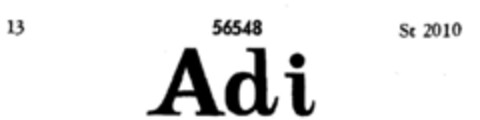 Adi Logo (DPMA, 01.07.1902)