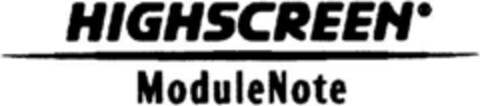 HIGHSCREEN ModuleNote Logo (DPMA, 06.10.1994)