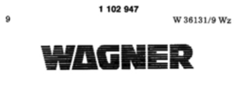 WAGNER Logo (DPMA, 30.04.1986)
