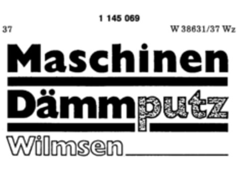 Maschinen Dämmputz Wilmsen Logo (DPMA, 11/04/1988)