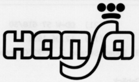 Hansa Logo (DPMA, 11/24/1989)