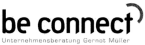 be connect Unternehmensberatung Gernot Müller Logo (DPMA, 09.02.2001)