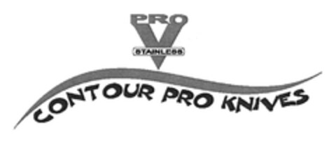 PRO V STAINLESS CONTOUR PRO KNIVES Logo (DPMA, 17.09.2008)