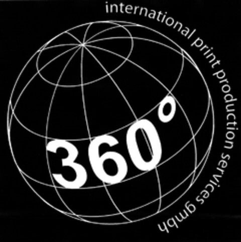 360° international print production services gmbh Logo (DPMA, 04.12.2008)