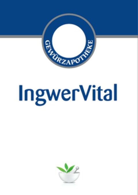 GEWÜRZAPOTHEKE IngwerVital Logo (DPMA, 17.04.2013)