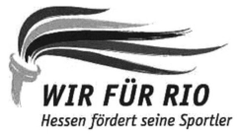 WIR FÜR RIO Hessen fördert seine Sportler Logo (DPMA, 02.07.2015)