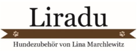 Liradu Hundezubehör von Lina Marchlewitz Logo (DPMA, 08/24/2015)